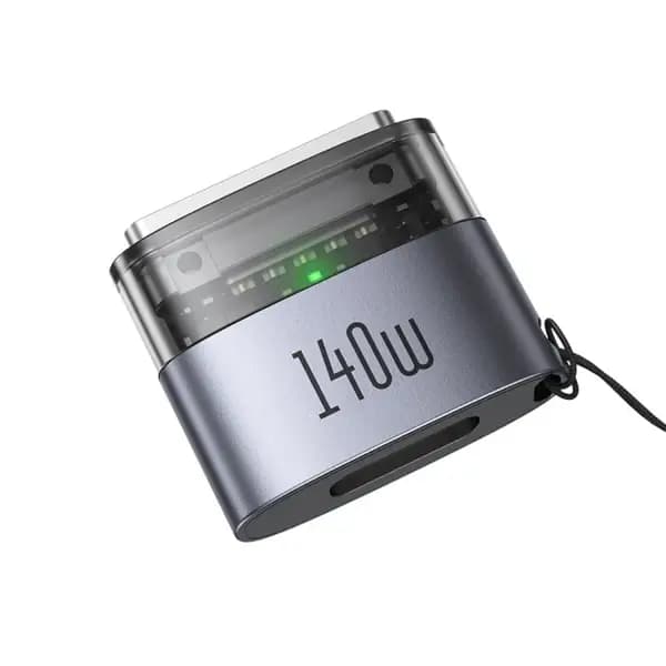 Adaptateur convertisseur magnétique Mcdodo – 140W – Entrée Type-C vers sortie MagSafe 3 pour MacBook – Voyant lumineux LED – OT-8850