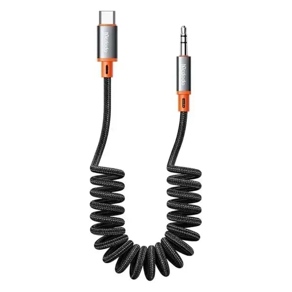 Adaptateur en câble Mcdodo – Type-C vers Aux – 1.8m – Pour casque, haut-parleur, téléphone – CA-0900