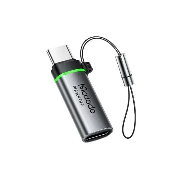 Adaptateur OTG Mcdodo Port Luma – Entrée Lightning pour iPhone vers sortie Type-C – Puissance 60W pour charge