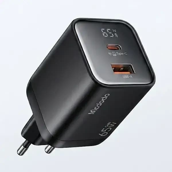 Boitier de charge Mcdodo Cube Power – 65W – 1 port USB et 1 port Type-C intégrés – CH-8590