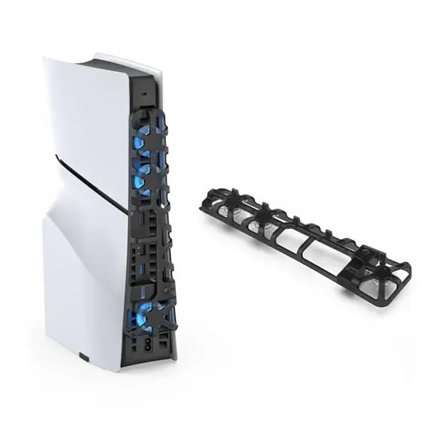 Ventilateur de refroidissement PS5 Slim Dobe – Équipé de plusieurs ventilateurs puissants – Alimentation USB – Noir – TP5-3538S