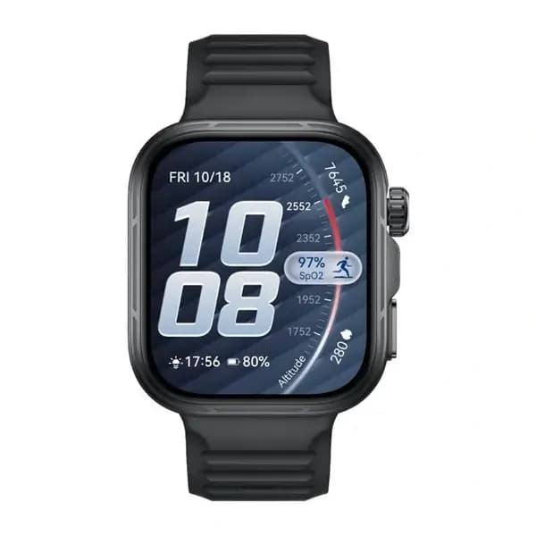 Montre connectée Huawei Watch Fit 5 Pro – 10Jrs d’autonomie – 1,92″ – 64Go – GPS – Cartes de golf intégrées – Noir – NKI-B29