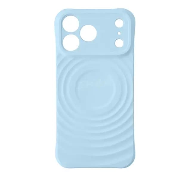 Coque pour iPhone 17 Pro Max All Match – MagSafe intégré – Modèle de caméra fermée – Silicone – Bleu