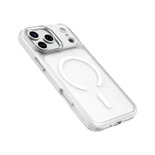 Coque pour iPhone 17 Pro Max – Green Lion Titan – Compatible MagSafe – Anti traces de doigts – Gris – GNTITMG17PMSL