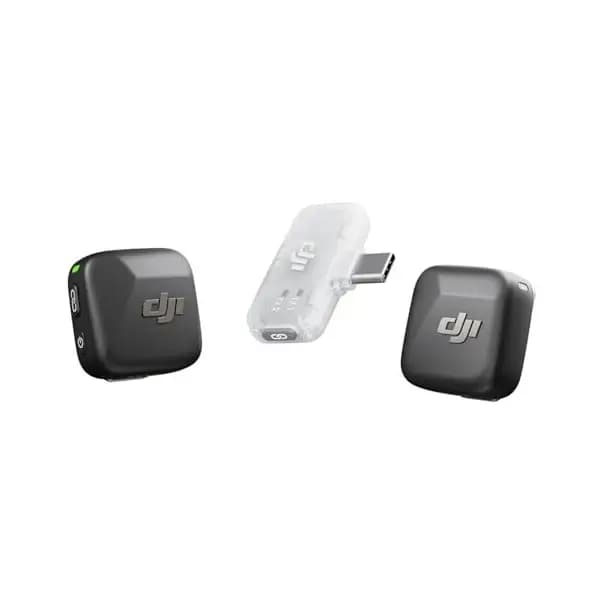 Micro cravate DJI Mic Mini – 2 Transmetteur TX + 1 Récepteur RX mobile Type-C – BT 5.3 – Portée 400M – 48h d’autonomie – ANC à deux niveaux – DM3050