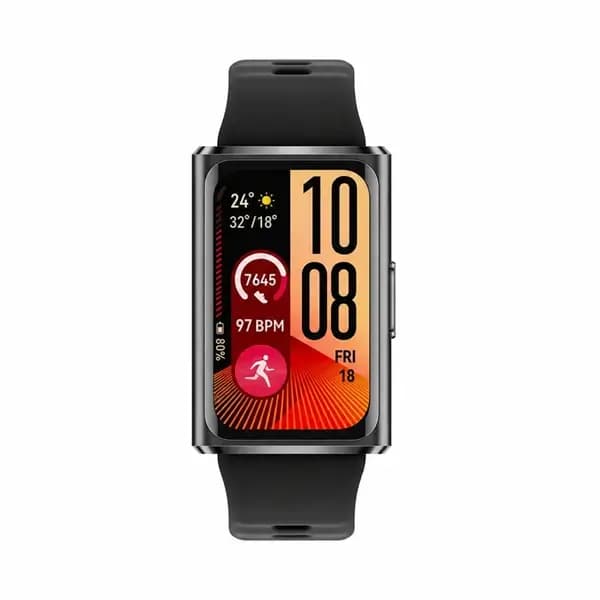 Bracelet connecté Huawei Band 11 Pro – 14Jrs d’autonomie – 1,62″ AMOLED – 5ATM – BT – Bracelet en silicone noir – CDY-B49
