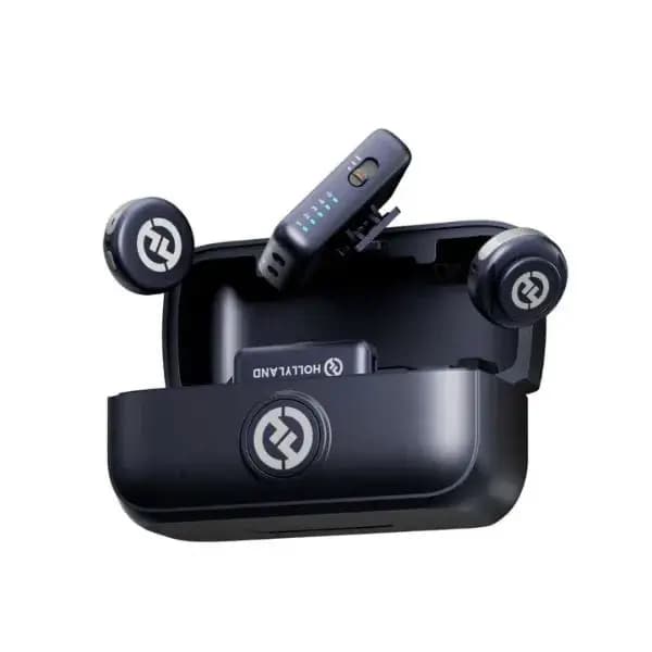 Micro Cravate Hollyland LARK M3 Combo 2TX & 2RX – Fil 32-bit Float – Réduction de Bruit IA – USB-C & Caméra – Portée 300m – Gris Sidéral – C72X2K3B9LY