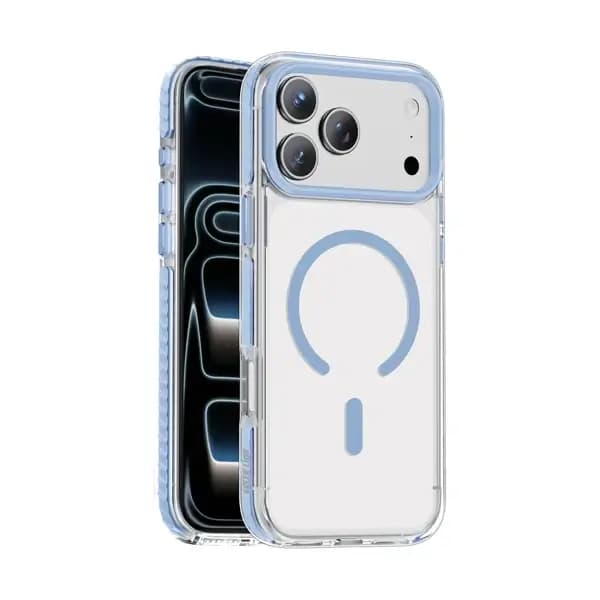 Coque pour iPhone 18 Pro Max Green Lion Prestige – Compatible MagSafe – Bleu – GNMXMG18PMBL