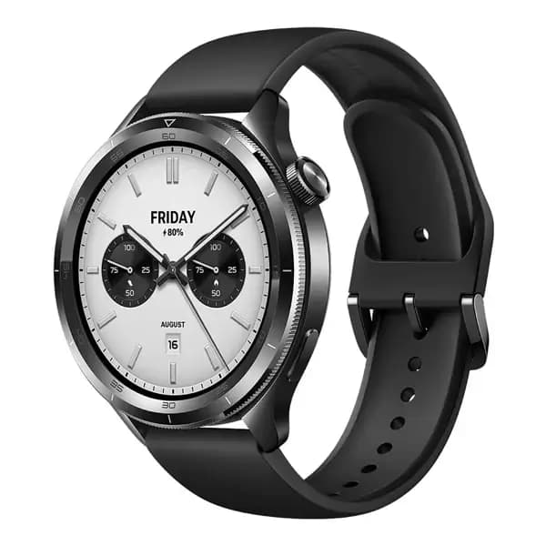 Montre connectée Xiaomi Watch S4 – 15Jrs d’autonomie – Écran 1,43″ AMOLED – BT 5.3 – SpO₂ – Bracelet noir en silicone – BHR9195GL