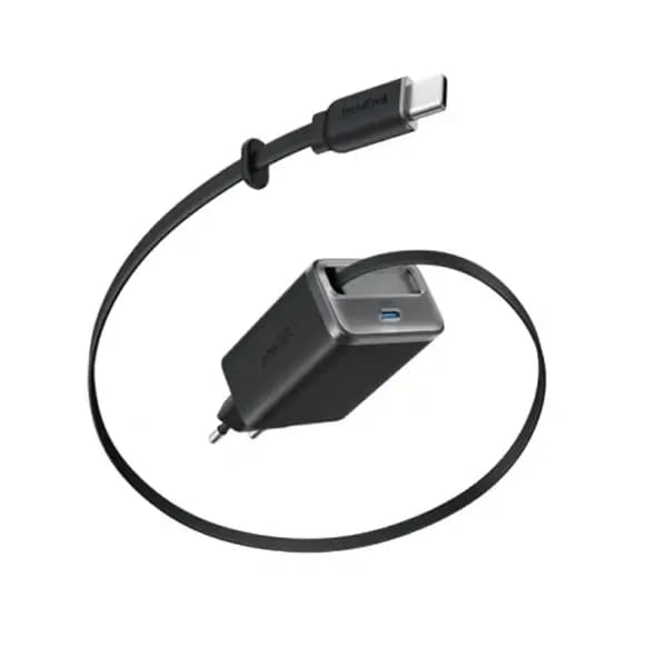 Chargeur rétractable Anker Nano – 35W – Port Type-C intégré – A2658G11