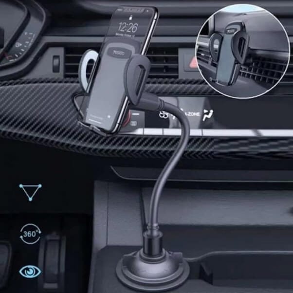Yesido C112 support de verre de voiture longue jambe 360​​° — photo 2