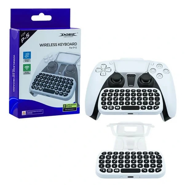 DOBE – Mini clavier externe sans fil pour PS5 pour manette de jeu PS5 – TP5-0556 — photo 1