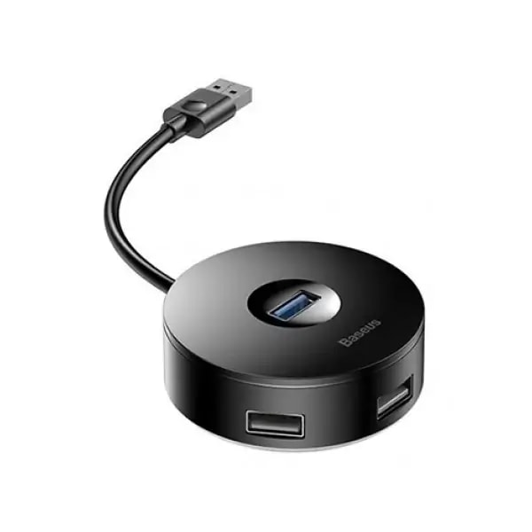 Baseus CAHUB-U01 Round Box 4-en-1 USB Hub Adaptateur 1m – CAHUB-U01 — photo 1