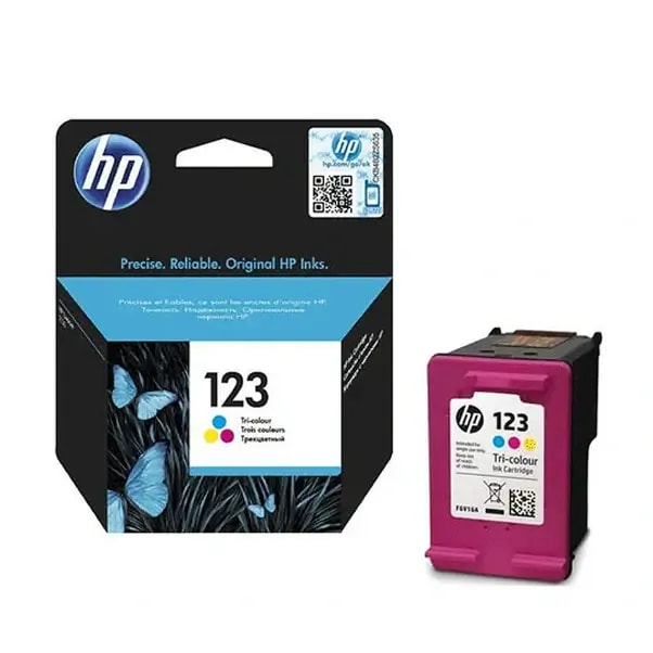 Hp Cartouche D’Encre HP 123 – Couleur – D’origine — photo 1