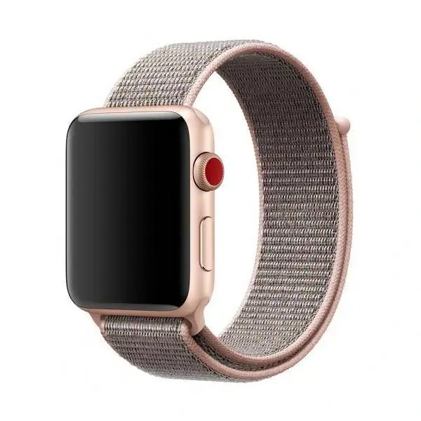 Bracelet de remplacement pour montre en nylon sport fileté W17 Coteetci Silicone Watch Band – 42/44mm – Rose – WH5226-FS — photo 1