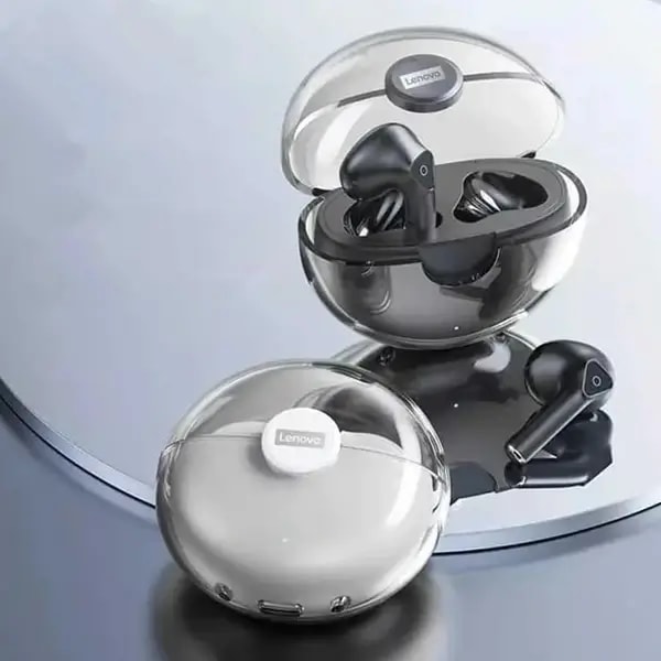 Écouteur Lenovo LivePods LP80 – 24h d’autonomie – BT 5.0 – IPX5 – Qualité Sonore Hi-Fi & Basses 9D – Blanc — photo 2