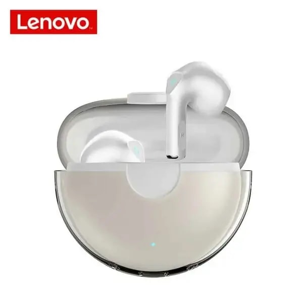 Écouteur Lenovo LivePods LP80 – 24h d’autonomie – BT 5.0 – IPX5 – Qualité Sonore Hi-Fi & Basses 9D – Blanc — photo 3
