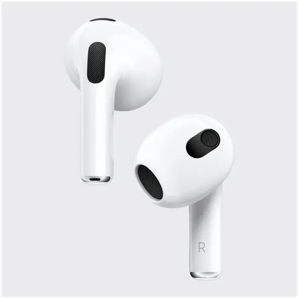 Écouteur AirPods 3 Apple – 6h d’autonomie – Lightning – BT 5.0 – IPX4 – Égalisation adaptative — photo 1