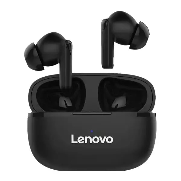 Écouteur Lenovo Earbuds HT05 TWS – 4h d’autonomie – BT 5.0 – Réduction intelligente du bruit – Noir — photo 1