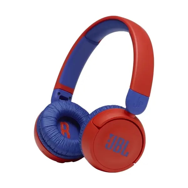 Casque JBL pour enfant – 30h d’autonomie – Bluetooth – Micro intégré – Rouge/Bleu – JR310BT — photo 2