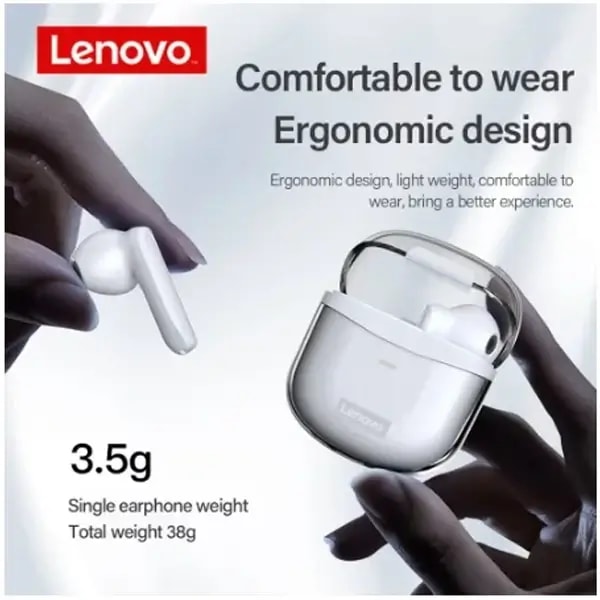 Écouteur Lenovo avec NC Thinkplus LivePods XT96 – 3.5h d’autonomie – BT 5.1 – Noir — photo 3