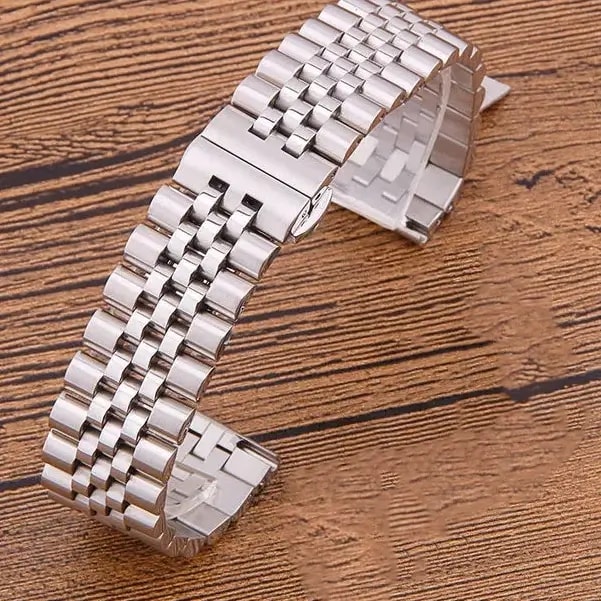 Bracelet de remplacement pour montre en Acier Band2ü – 44mm, 40mm, 22mm – Couleur Blanche — photo 2