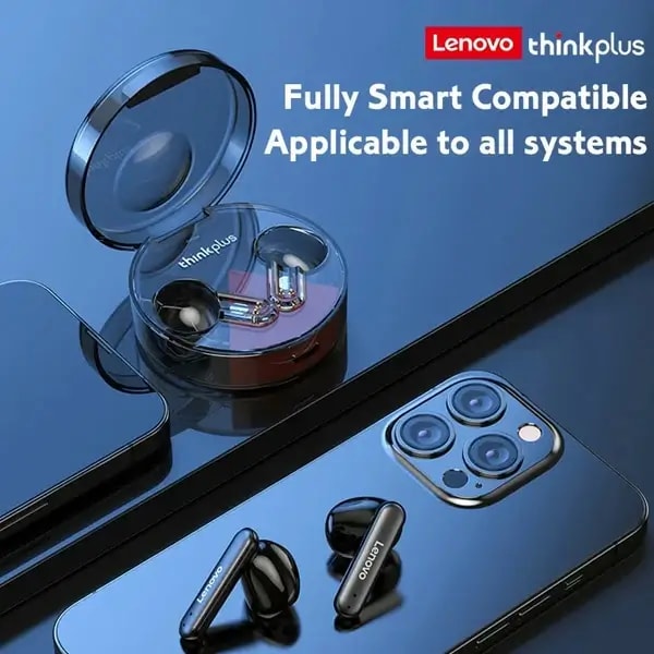 thinkplus Live Pods LP10 – écouteurs sans fil – BT 5.2 – double stéréo – réduction du bruit– Noir — photo 5