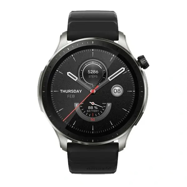 Montre Connectée Amazfit GTR 4 – 24Jrs d’autonomie – Écran 1,43 – GPS – BT 5 – Mémoire Flash 2,3Go – Noir — photo 2