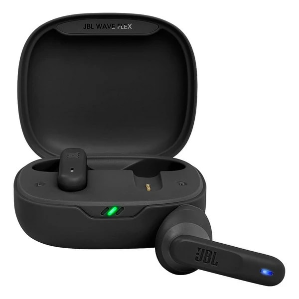 JBL Wave Flex – Écouteurs intra-auriculaires Sans Fil – IP54 – Bluetooth 5.2 – Commandes/Micro – Autonomie 8 + 24h – Noir — photo 1