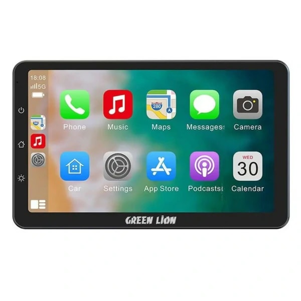 Green Lion – Écran Tactile Portable Sans Fil Carplay/Android Auto – Noir — photo 1