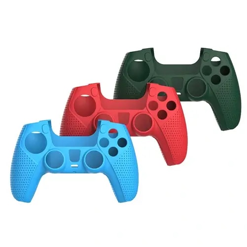 Coque de protection de manette PS5 Dobe – Silicone – TP5-0559 – Vert, vue 4