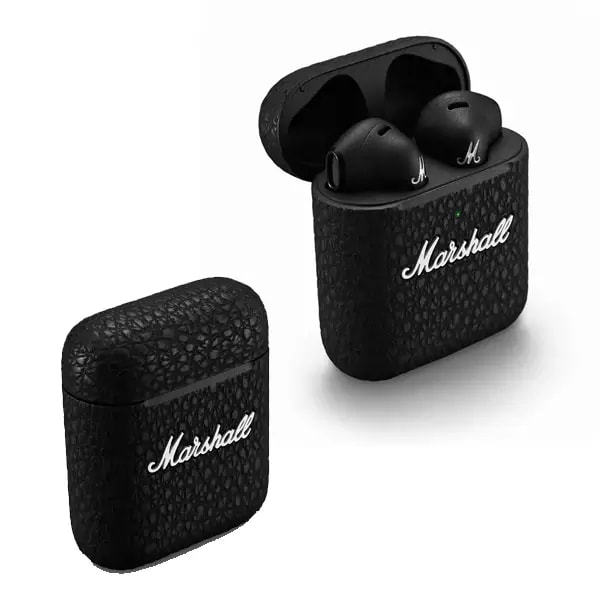 Marshall Minor 3 – Ecouteurs intra-auriculaires Sans fil – BT 5.2 – Commandes/Micro – 25h Autonomie – Noir — photo 2