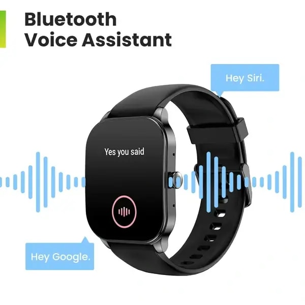 Montre Connectée Amazfit Pop 3S – écran AMOLED 1,96″ – Appel Bluetooth – Autonomie 12 jours – Android – Assistance vocale AI – Noir — photo 3