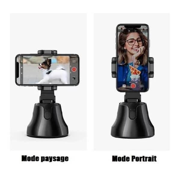 Support de téléphone rotatif intelligent – 360° – détecteur de mouvement – iOS – SRIDDM — photo 3