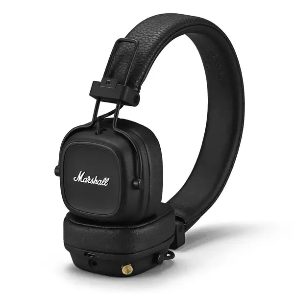 Marshall Major 4 – Casque supra-aural sans fil – Bluetooth 5.0 – Commande/Micro – Autonomie 80h – Design pliable – Noir — photo 2