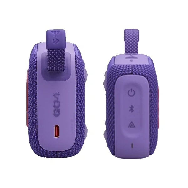 Mini enceinte portable sans fil JBL GO 4 – BT5.3 – Etanche IP67 – USB-C – Autonomie 7h – Violet — photo 2
