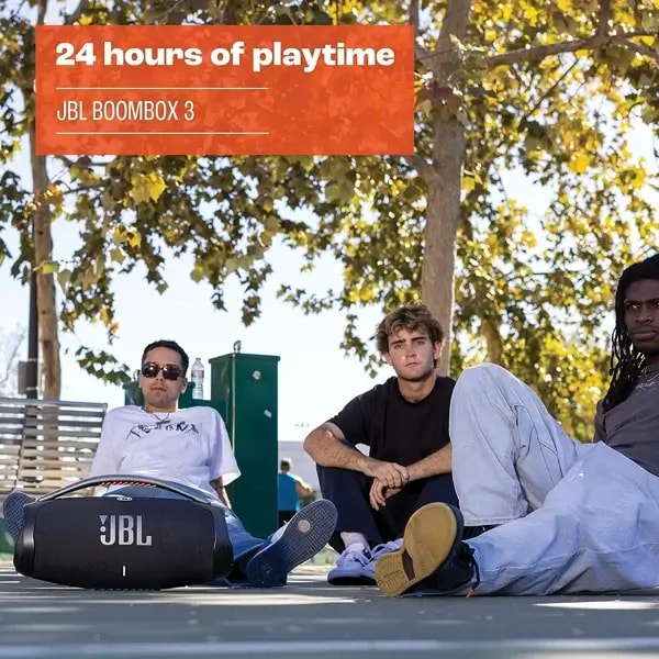 JBL BoomBox 3 – Haut-parleur portable résistant à l’eau et la poussière – Son ultra puissant – Autonomie de, vue 4