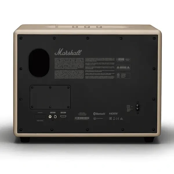 Marshall Woburn 3 – Enceinte sans fil stéréo 150W – BT5.2 – HDMI/AUX/RCA – Crème — photo 3