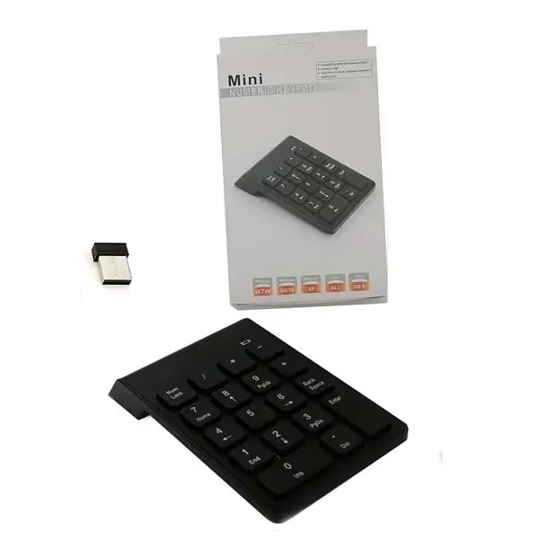 Mini Pavé numérique sans fil – Noir — photo 2