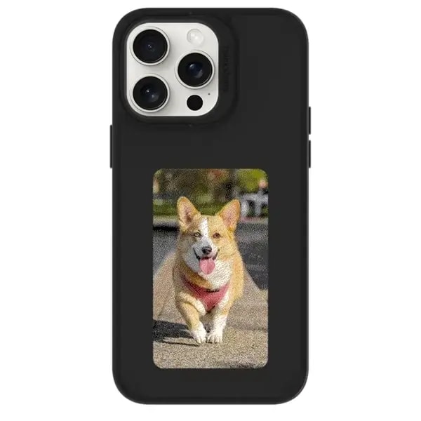 Coque à écran e-ink pour iPhone 14 Pro – Creative Case – Noir — photo 4