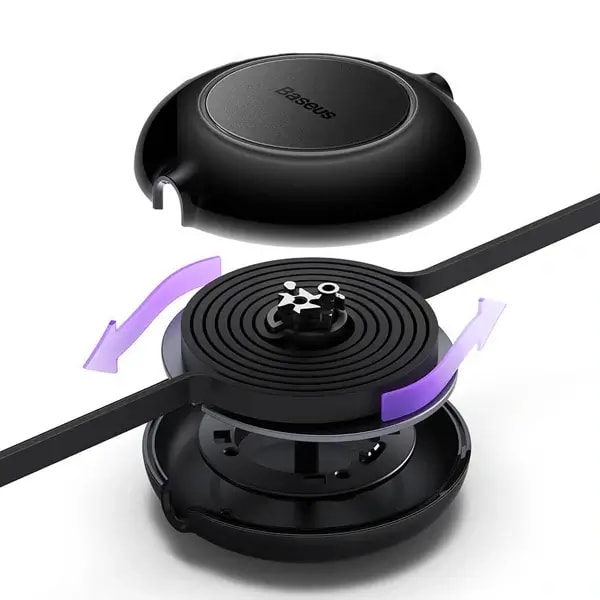 Câble rétractable Baseus Bright Mirror 2 – Type-C vers Micro USB+ Lightning+ Type-C 100W 1.1m – Noir – CAMJ010201 — photo 3