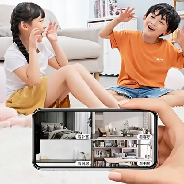 Caméra de vidéosurveillance intelligente – Robot intelligent rotatif – caméra IP sans fil – suivi automatique – WiFi -YH-XM-A11DCL — photo 3