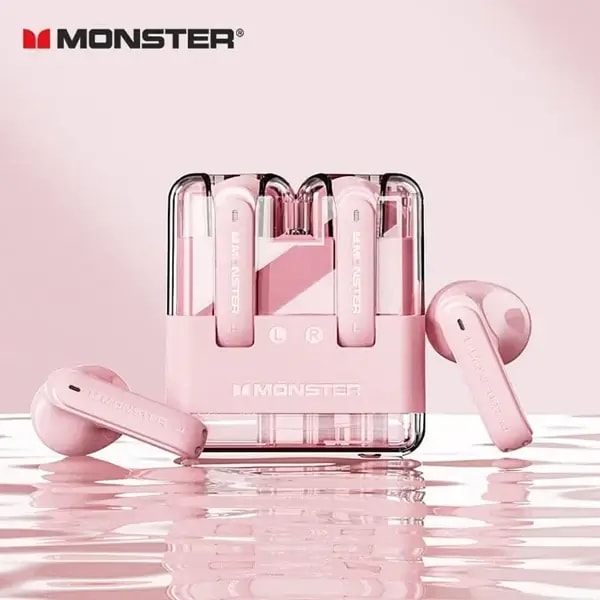 Écouteur sans fil Original Monster Airmars XKT12 TWS – Rose — photo 2