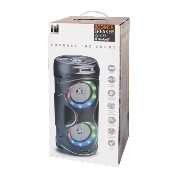 Enceinte Bluetooth Roseland Boomer 10W – Radio FM – Rechargeable – RS-700 — photo 2