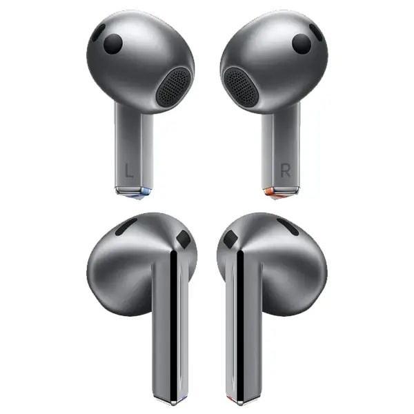 Écouteurs intra-auriculaires sans fil Samsung Galaxy Buds 3 – IP57 – TB5.4 – Réduction active de bruit – 3 microphones -autonomie 30h – Argent — photo 2