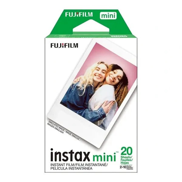 Cartouche de 20 Films Instantanés Pour les appareils Fujifilm Instax Mini – Instant Film Twin Film – 20 Photos avec Bordure Blanche — photo 1