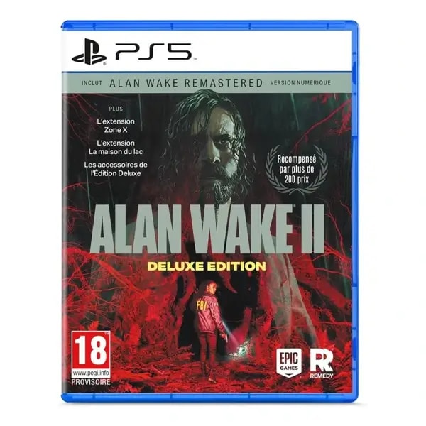 CD – Alan Wake 2 Deluxe Edition – Jeu PS5 — photo 1