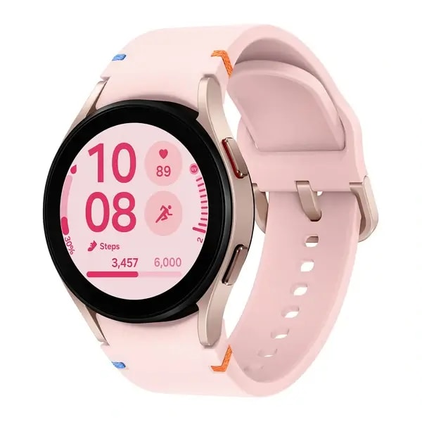 Montre connectée Samsung Galaxy Watch FE – 40mm – IP68 – GPS – 1.5/16Go – Amoled 1.19″ – NFC – Wi-Fi- BT 5.0 – Android Wear 4.0 – bracelet sport en silicone – Rose — photo 1