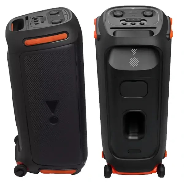 Enceinte Bluetooth JBL PartyBox 710 – 800W – Effets lumineux – Prises micro et guitare – USB – AUX – IPX4 – Poignée trolley + roulettes — photo 4