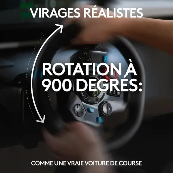 Volant de Course Logitech – G29 Driving Force – Pour PS5 – PS4 – PS3 et PC — photo 2
